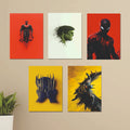 Set of 5 Premium Wall Art Photo Tiles �Modern Home Decor Sets 8x11