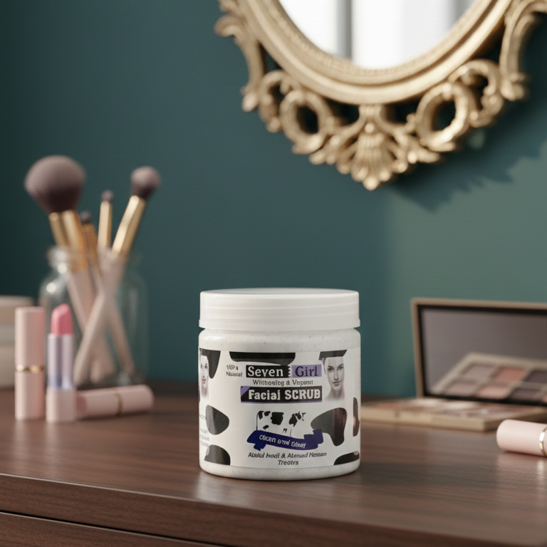 Seven Girl Whitening & Facial Scrub �Big Size, Made in UK