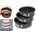 Set of 3 Nonstick Round Shape Cake Mould Cake Pan for Baking Cake at home