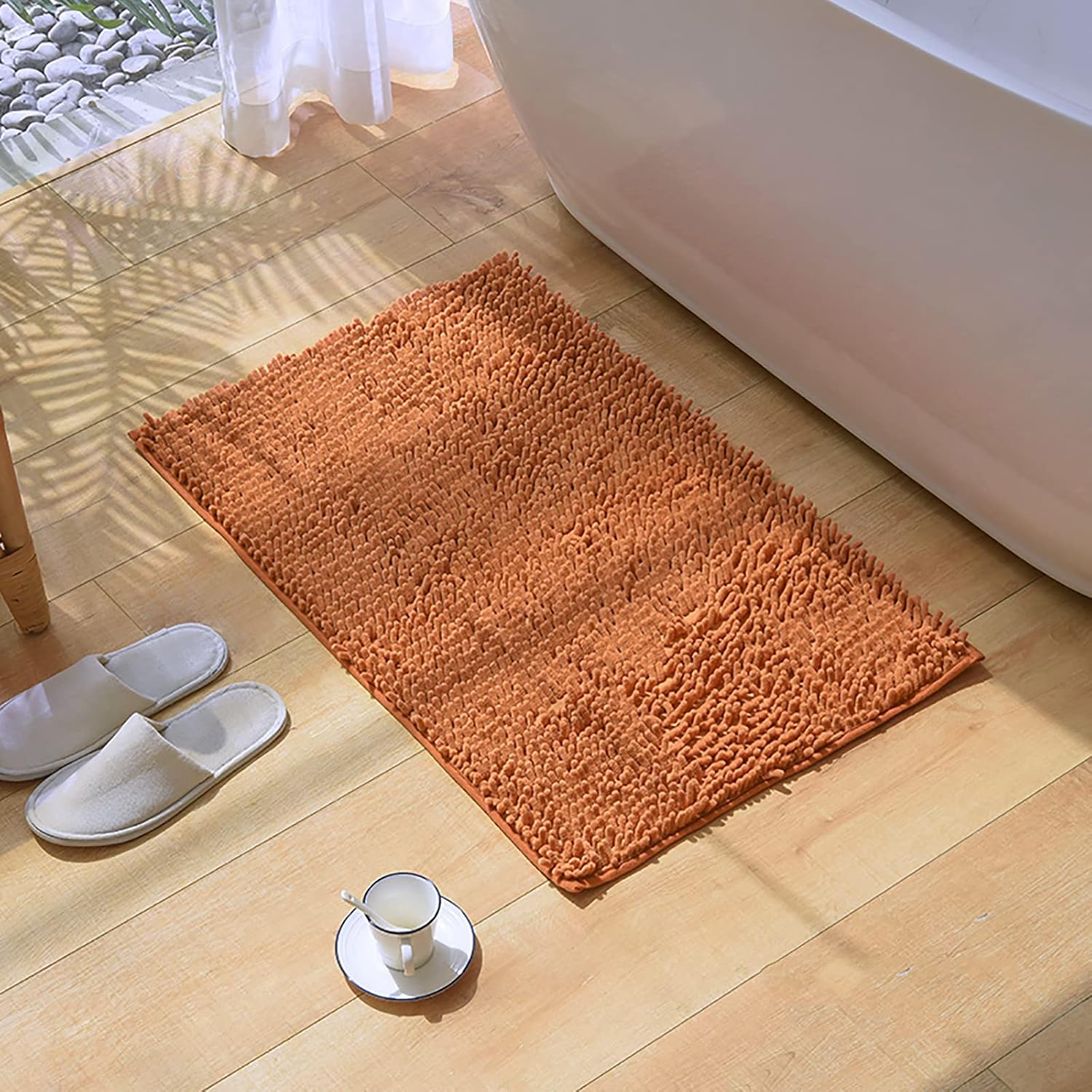 Nonslip water absorbent MicroFiber  door away mats 40x60cm (random color)