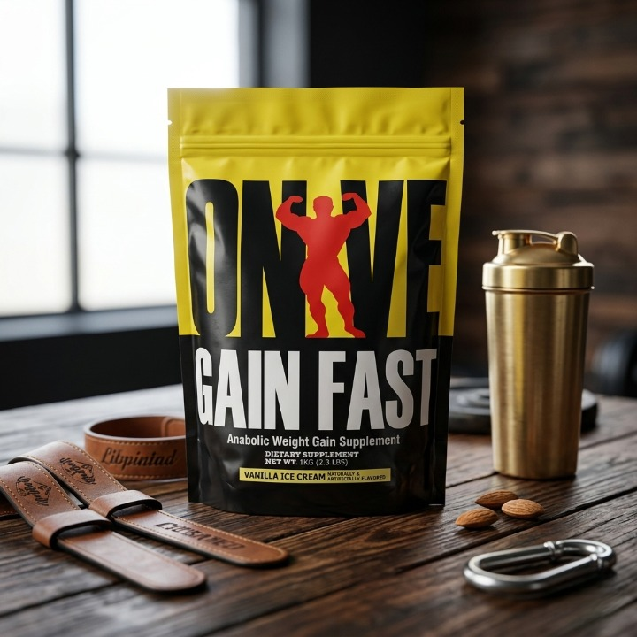 Universal Nutrition Gain Fast Anabolic Weight Gain Supplement 1kg Vanilla Ice Cream Flavor