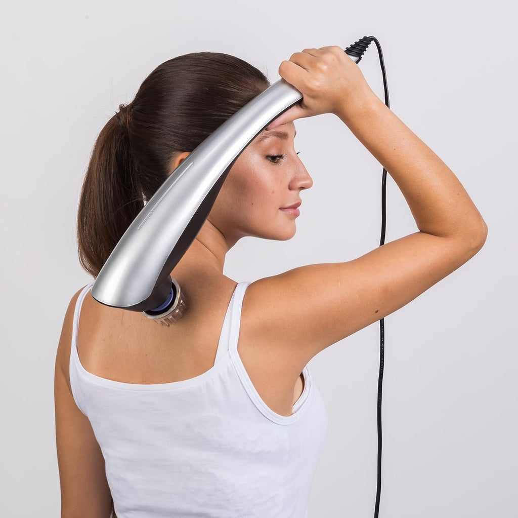 2018c Infrared Light Massager Rod �Non-Rechargeable Handheld Massager for Targeted Pain Relief and Relaxation ( Grey Color )