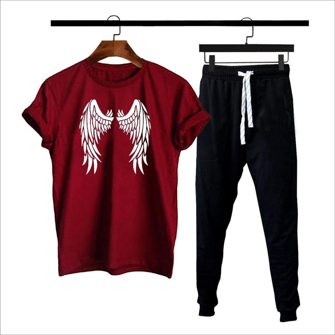 Premium Micro Men’s Tracksuit Angel Print