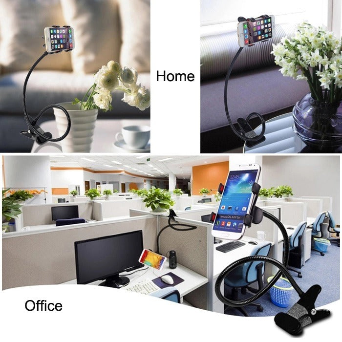 High Quality Mobile Phone Stand | 360? Rotating Flexible Holder | Powerful Grip Bedside Lazy Snake Stand | Random Colour