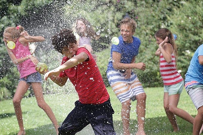 111pcs/bag - Fast Fill Water Balloon Kit | Quick Fill Magic Self Sealing Water Balloon | Party Supplies For Outdoor Water Party | Water War Game
