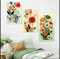 3-Piece Wooden StickyTile Frame Set �8x11 Inch Wall Art Frames with Double Tape
