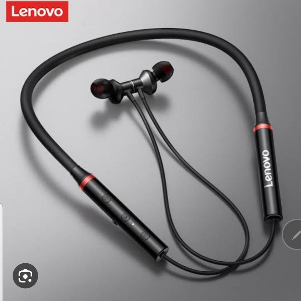 Lenovo Neckband Wireless Bluetooth Earbuds Stereo Earphones
