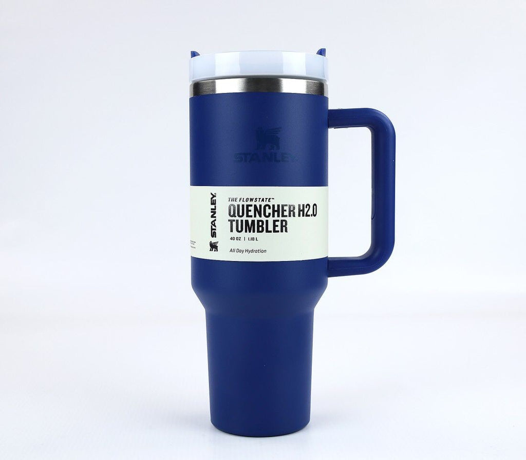 Stanley 40 Oz (1200ML) Stainless Steel Vacuum Insulated Tumbler with Straw �Leak-Proof Quencher Cup for Hot &amp; Cold Beverages, Travel Mug, Gym Water Bottle, Coffee Thermos -Random Colors | Stanley | (With Box)