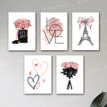 Set of 5 Premium Wall Art Photo Tiles �Modern Home Decor Sets 8x11