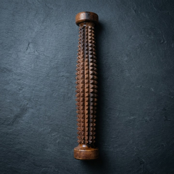 Handcrafted Wooden Palate Massager �Reflexology & Acupuncture Roller