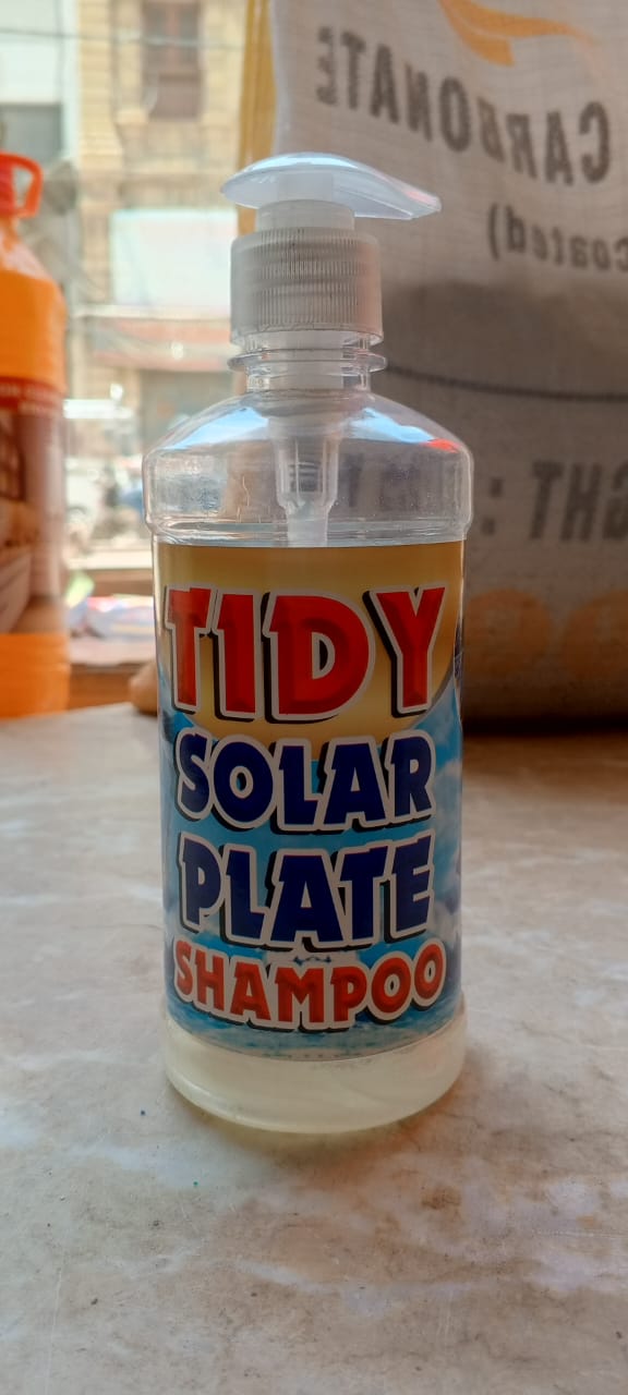 Tidy Solar Plate Shampoo 450ml Made In Pakistan Specialized Cleaning Solution For Solar Panels