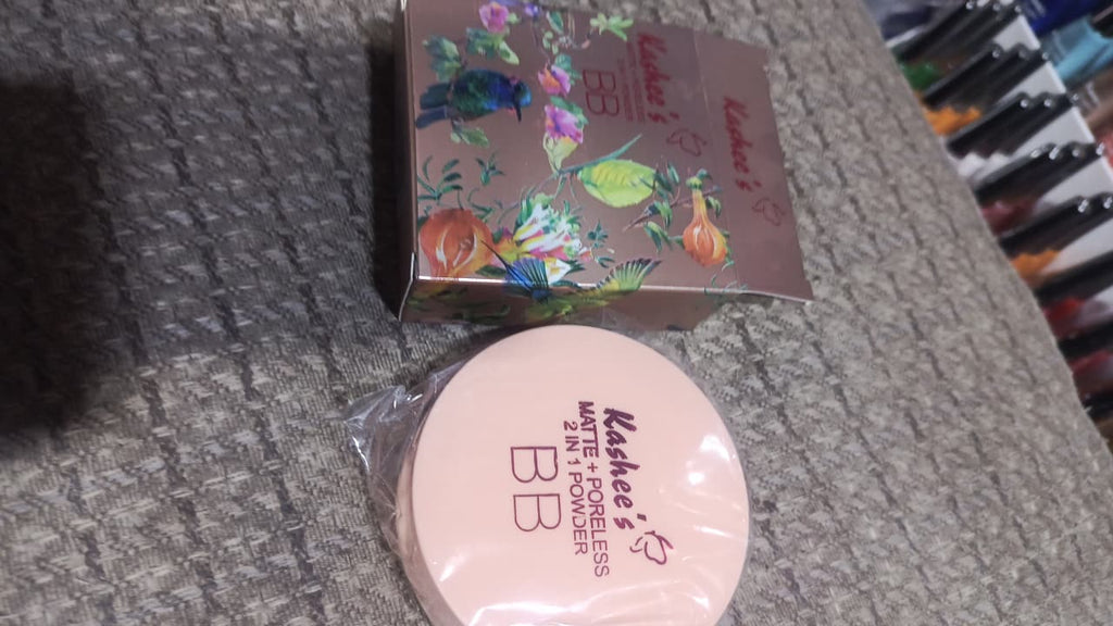 Kashee? Matte + Poreless 2 in 1 Powder BB �Oil Control & Smooth Finish