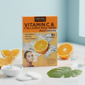 HAQKALI Professional Care Vitamin C & Collagen Moisturizing Face Mask - Restoring, Toning, and Brightening (pack of 10)