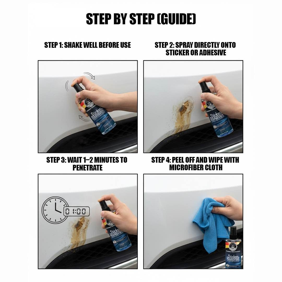 Sticker Remover | Premium Adhesive Cleaner | THREE GUYS | German Engineered (250ml)