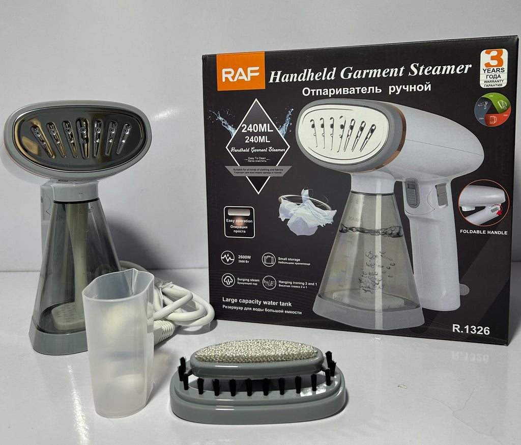 RAF Handheld Garment Steamer Iron 240ML Foldable Portable Steam Iron for Clothes R.1326