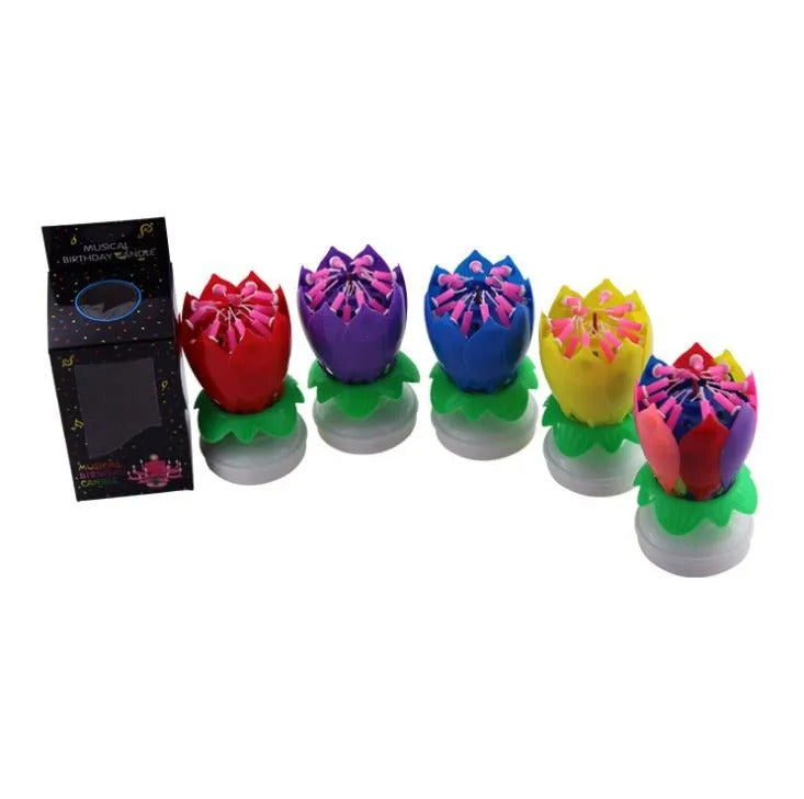 Melody Birthday Candle Musical Flower Candle – photo 4