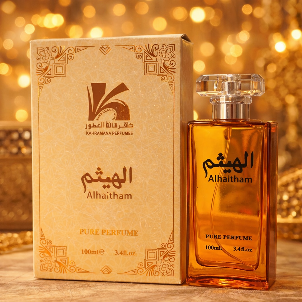 Alhaitham Pure Perfume by Kahramana Perfumes �Luxury Long-Lasting Arabic Fragrance Spraymium Fragrance Spray - 100ml