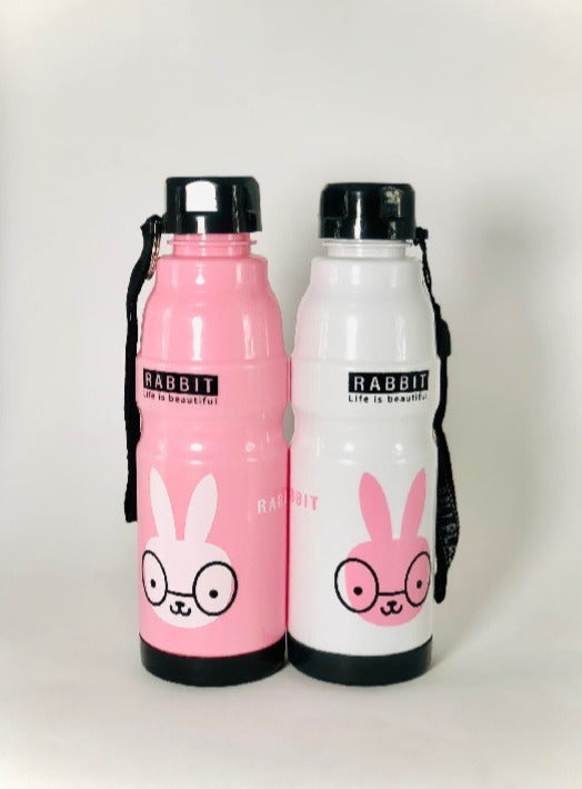 Commando Water Bottle �500ml Leakproof BPA-Free Sports & Travel Bottle (Random Color & Design)