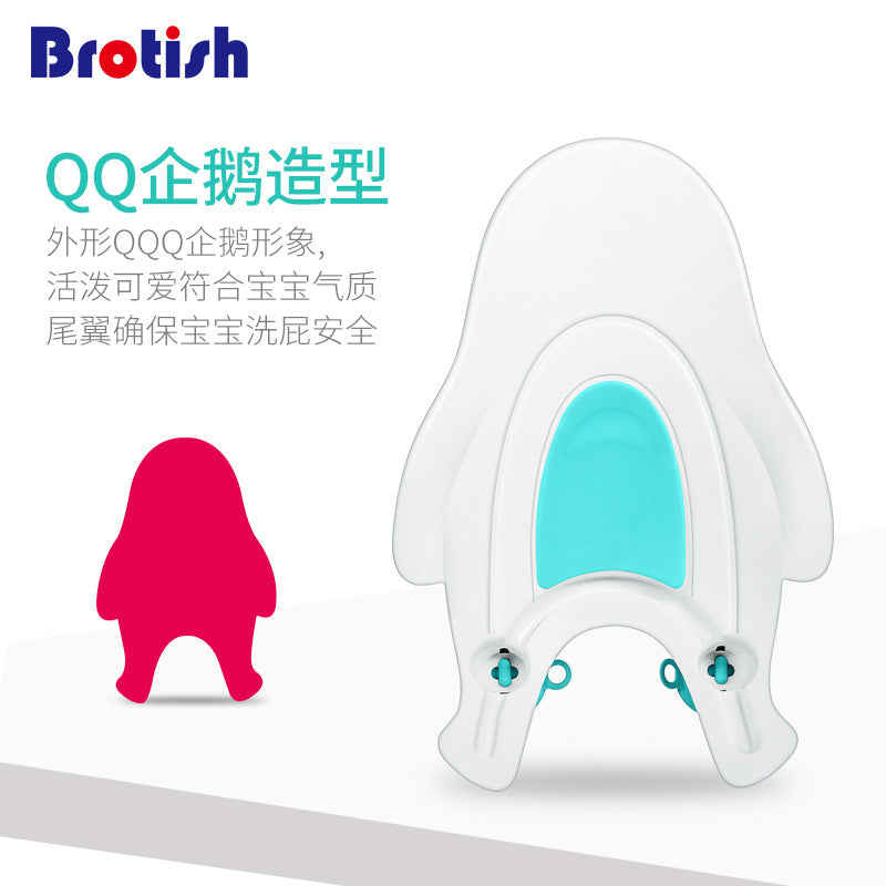 Baby Butt Wash Basin One Hand Washable Blue Plastic