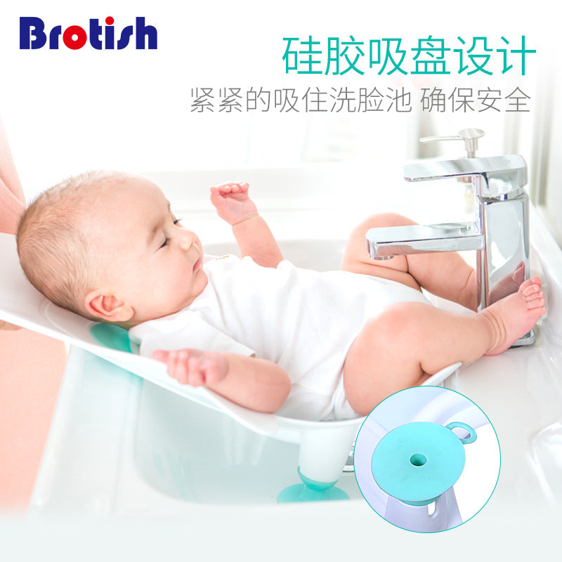 Baby Butt Wash Basin One Hand Washable Blue Plastic