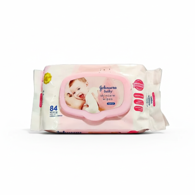 Johnson? Baby Wipes Gentle 84 Pcs �Soft, Alcohol-Free, Dermatologically Tested Wipes for Newborn & Sensitive Skin