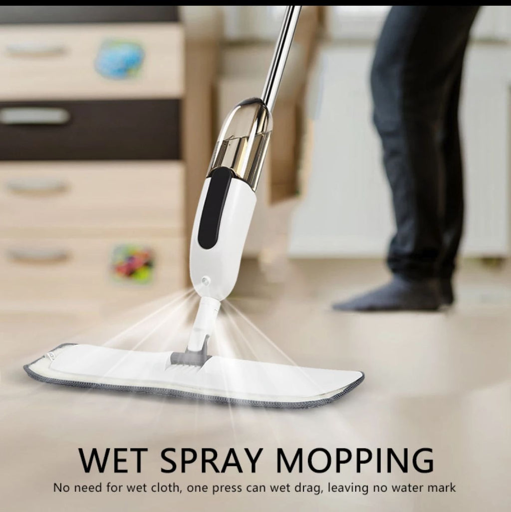 Magic Spray Flat Mop �Effortless Cleaning And Shiny Clean Floors