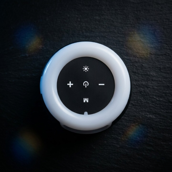 SH-309 Mini Wireless Speaker �Portable Bluetooth Sound Box with RGB LED Light & TWS Support (Small Size)