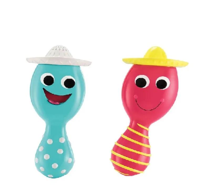 Huiye Child Shake Fun Toy Hand Baby Rattle  And Shake Musical Toy Rattle For Kids ( 2PCS SET)