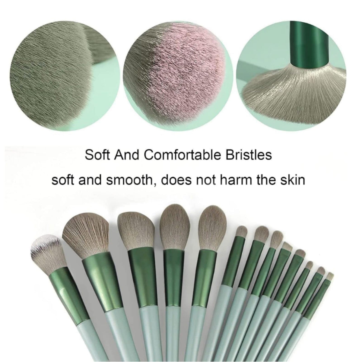 13 Piece Makeup Brush Set With Matching – photo 2