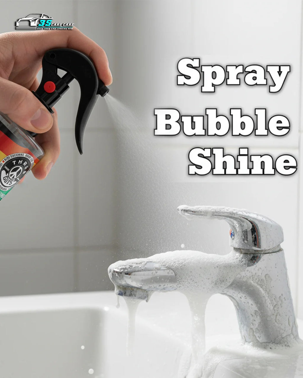 Limescale Remover �Foaming Cleaner & Hard Water Descaler | THREE GUYS - German Engineered (250)