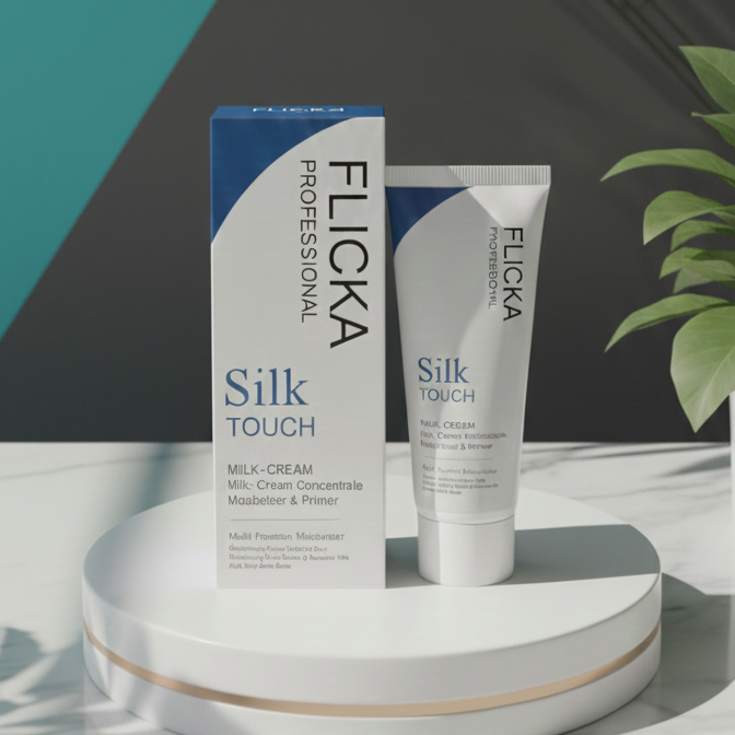 FLiCKA Silk Touch 3-in-1 Moisturizer & Primer | Hydrating, Lightweight, Long-Lasting | Pore Minimizer |