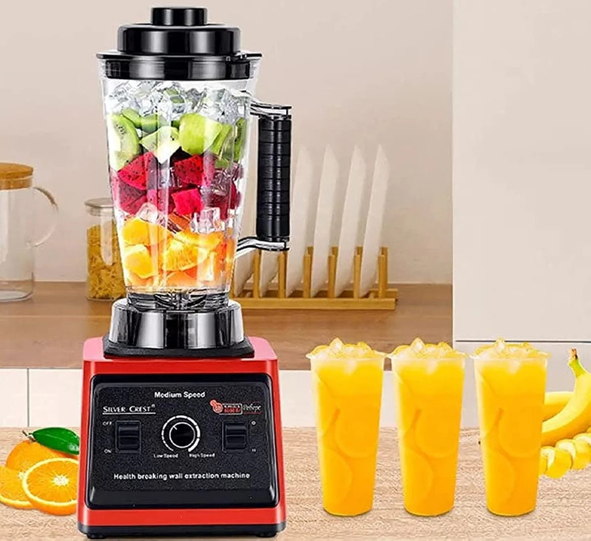 Silver Crest SC-1589 2 in 1 High Power Blender 4500W �Multi-Function Grinder & Smoothie Maker