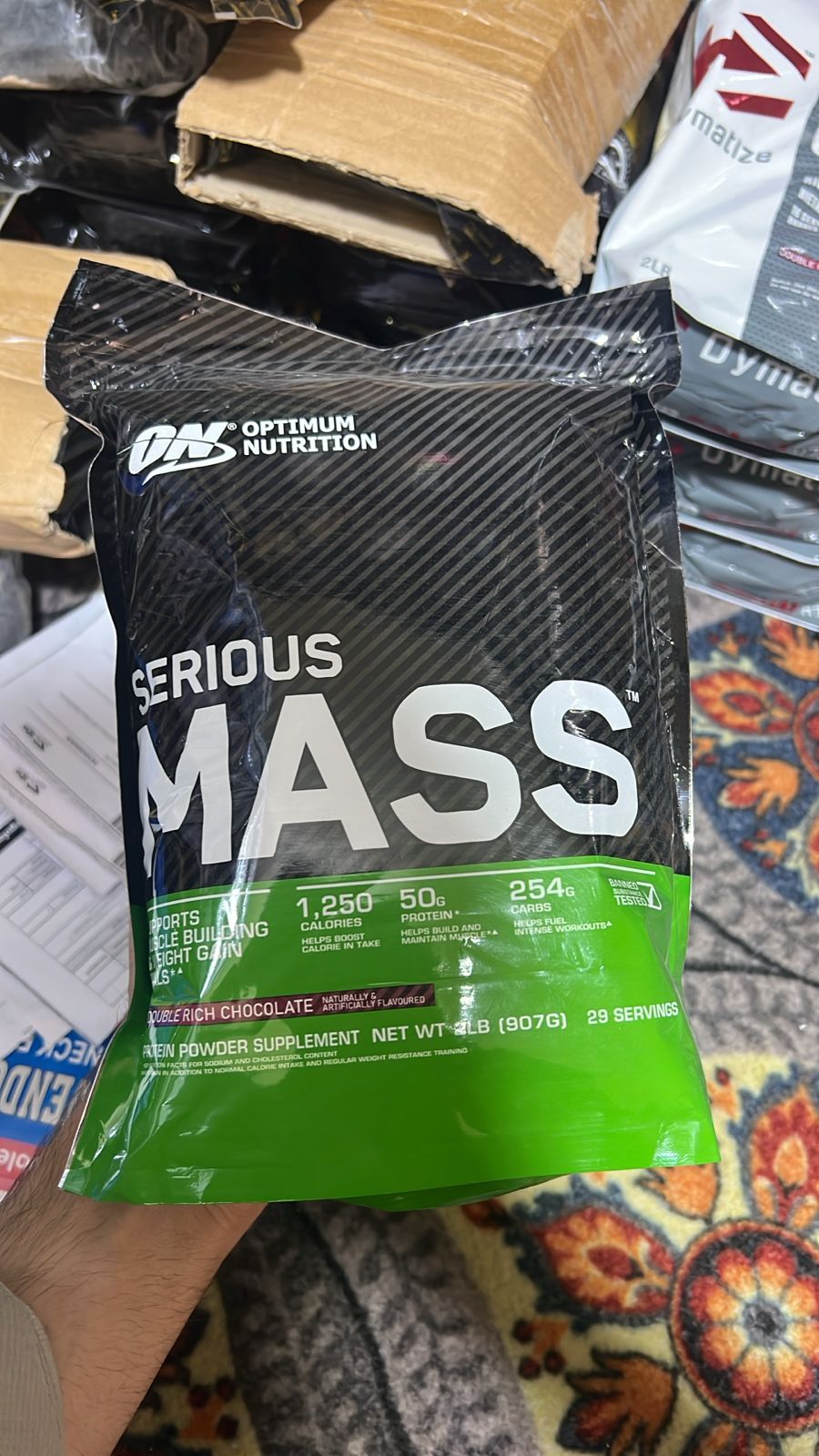 Optimum Nutrition Serious Mass 2LB Weight Gainer �High Calorie Muscle Mass Support