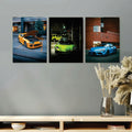 Set of 3 Premium Wall Art Photo Tiles �Modern Home Decor Sets 8x11