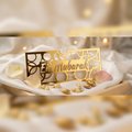 Acrylic Eid Mubarak Eidi Envelope / Eidi Box for Cash Gifts �Premium Festive Money Holder (Random Design)