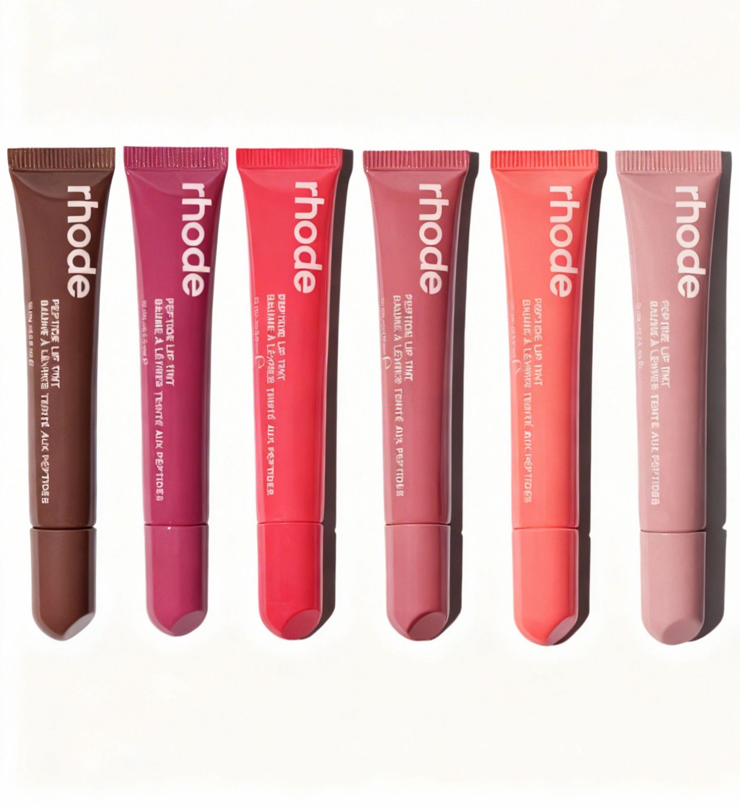Rhode Peptide Lip Tint �Hydrating Glossy Lip Balm Pack of 8 Shades