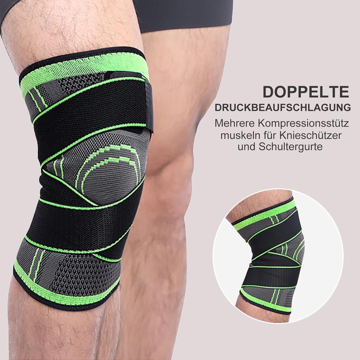 1pc Knee Support Band With Belt | Adjustable Knee Support Pad For Men And Women | Anti-Slip Knee Warmer Sleeves | Knee Sleeves