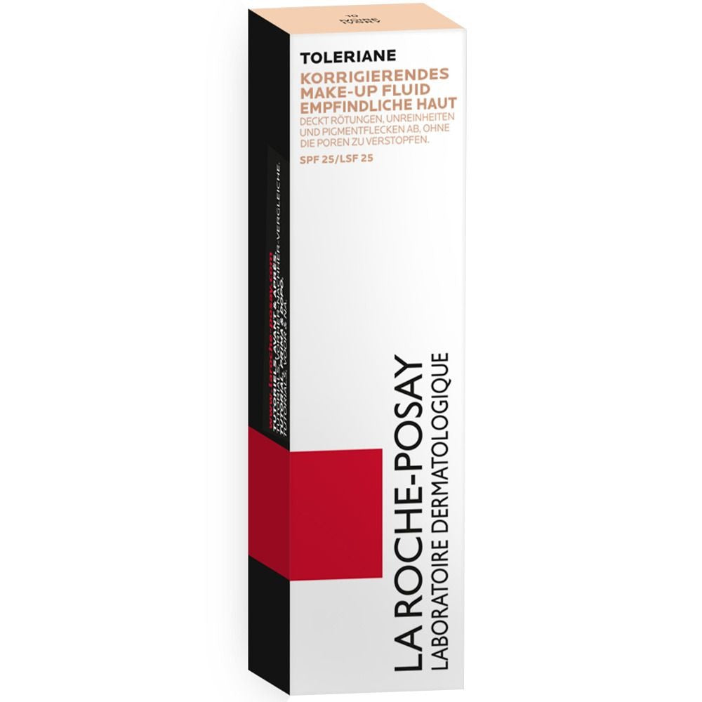 La Roche-Posay Toleriane Corrective Liquid Foundation SPF 25 �High-Coverage, Lightweight Makeup for Sensitive Skin - 30ml �Shade: Ivory