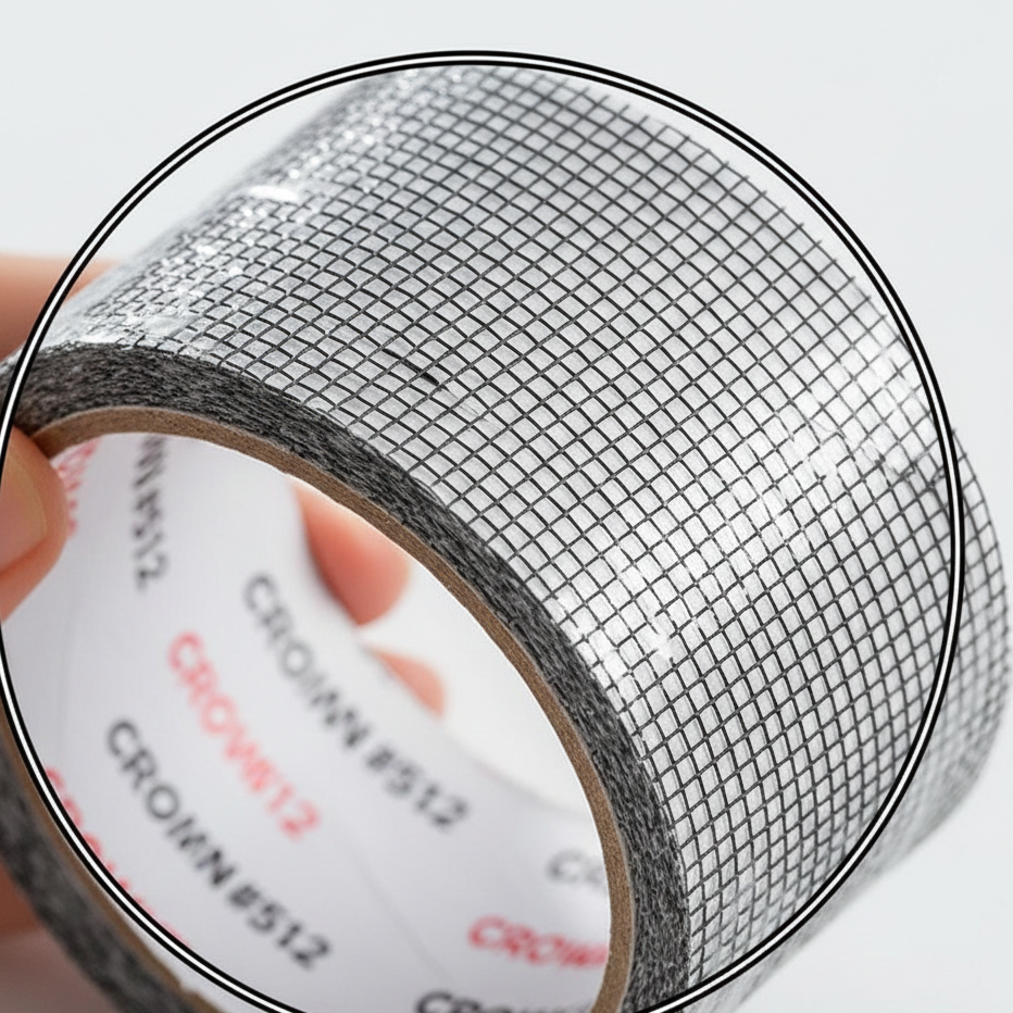 Window Screen Net Repair Tape �Strong Adhesive Mesh Tape for Door & Window Screen Repair, Easy Fix for Holes and Tears | 2 Meter
