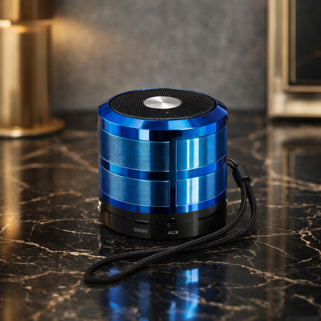 WS-887 Mini Portable Bluetooth Speaker �Rechargeable Wireless Music Player with Mobile Call Support (Multi-Color Collection)