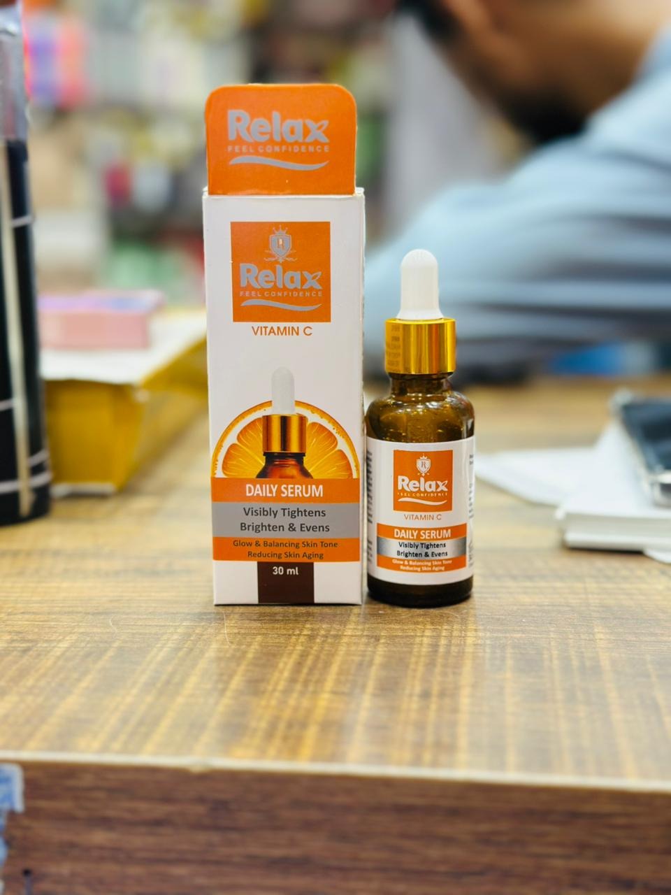 Relax Vitamin C Daily Serum - 30ml | Brightening & Anti-Aging Facial Serum