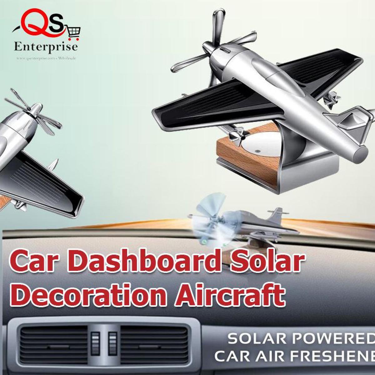 Solar Aeroplane Car Perfume Diffuser