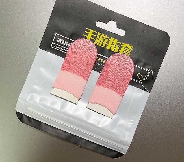 Gaming Finger Sleeves �2 Pcs Pack Sweat-Proof Breathable Thumb Sleeves for Mobile Gaming