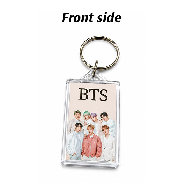 BTS Dual Side Printed Acrylic Keychain 2