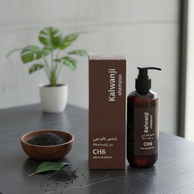 Kalwanji CH6 Black Seed Revitalizing Shampoo �50ml Nutrient-Rich Formula for Hair Strength & Shine