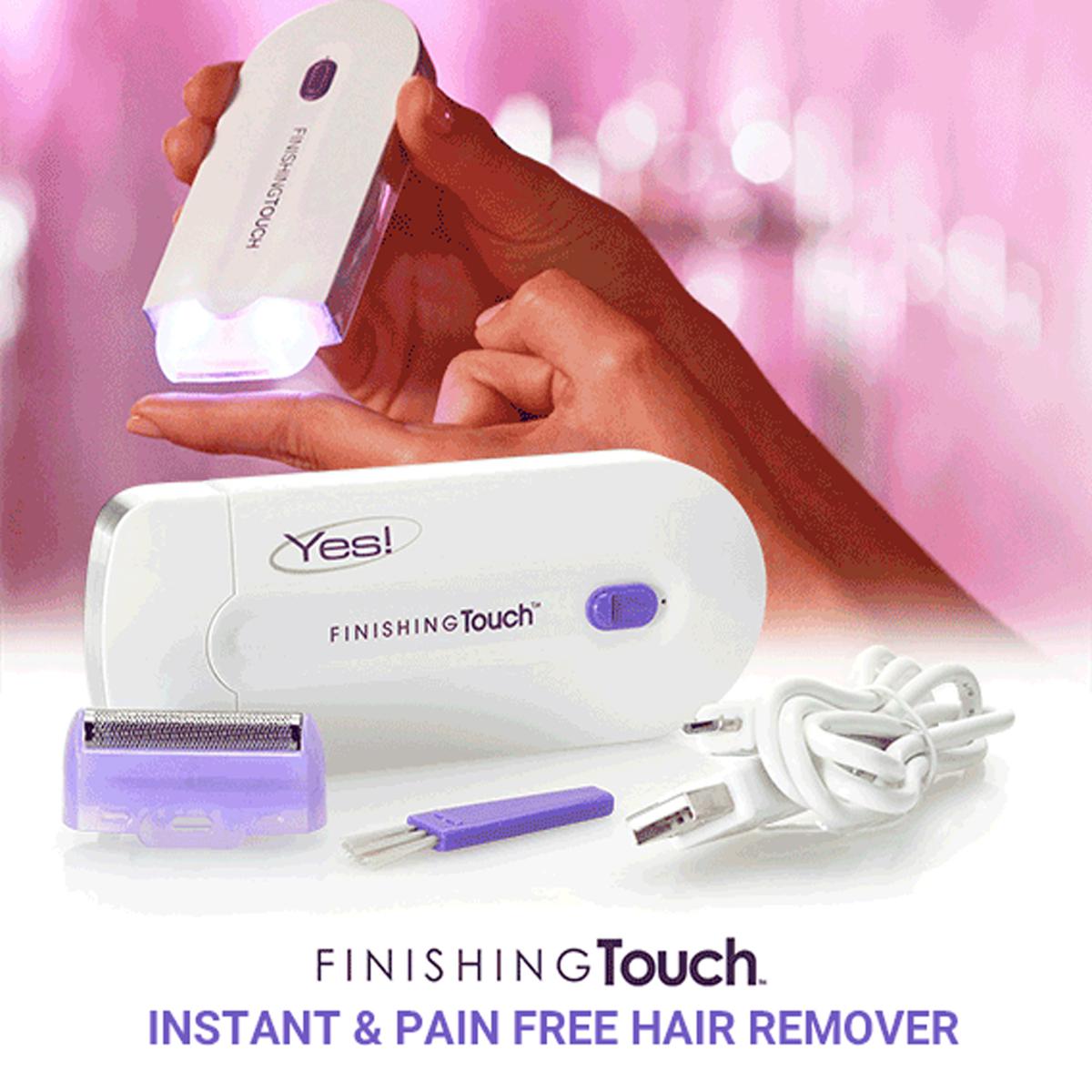 Rechargeable Yes Hair Remover Machine for Women �Finishing Touch Electric Hair Removal Tool for Smooth Skin