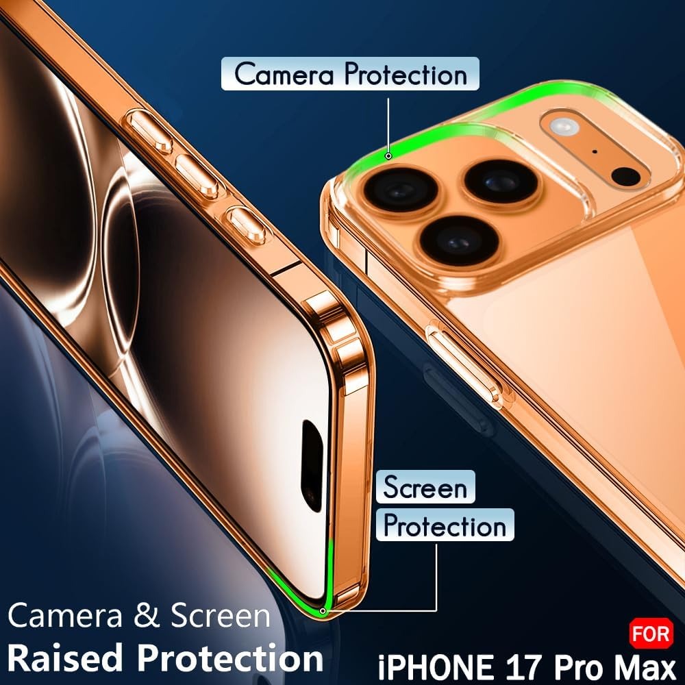 Ultra-Slim 0.2mm TPU Transparent Case for iPhone 17 Pro Max �Crystal Clear Soft Protection