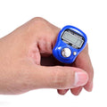 Digital Tasbeeh Finger Counter with LED Indicator, Reset Button & Ring Strap �SXH5136 (Random Color)