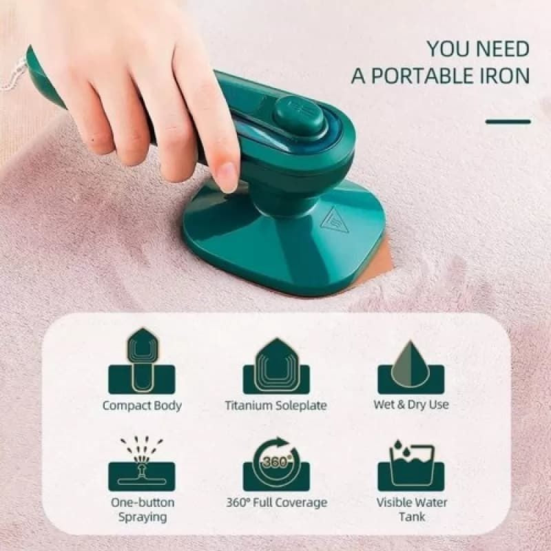 800 Watt Steam Iron Powerful Performance Smooth Glide Durable Build Easy Operation Reliable Daily Use