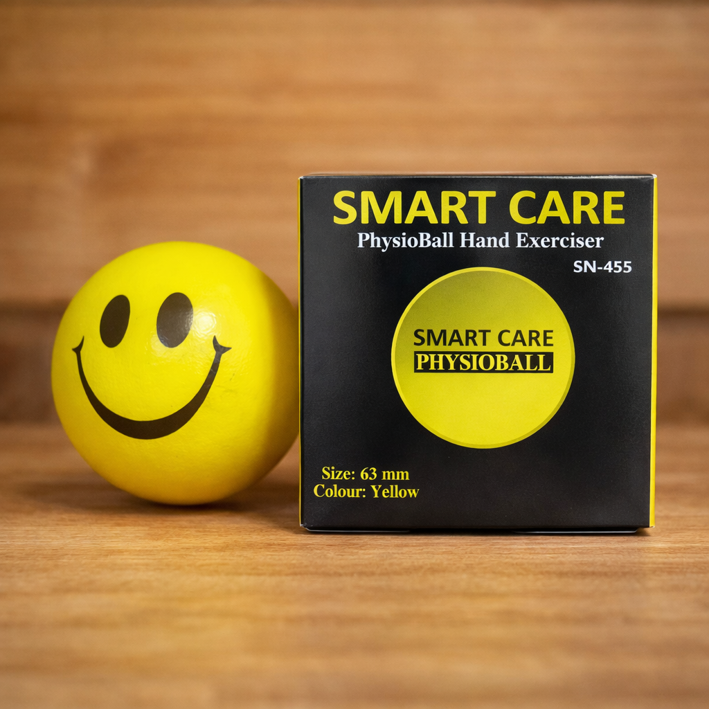 Smart Care PhysioBall Hand Exerciser Stress Relief Ball �Yellow